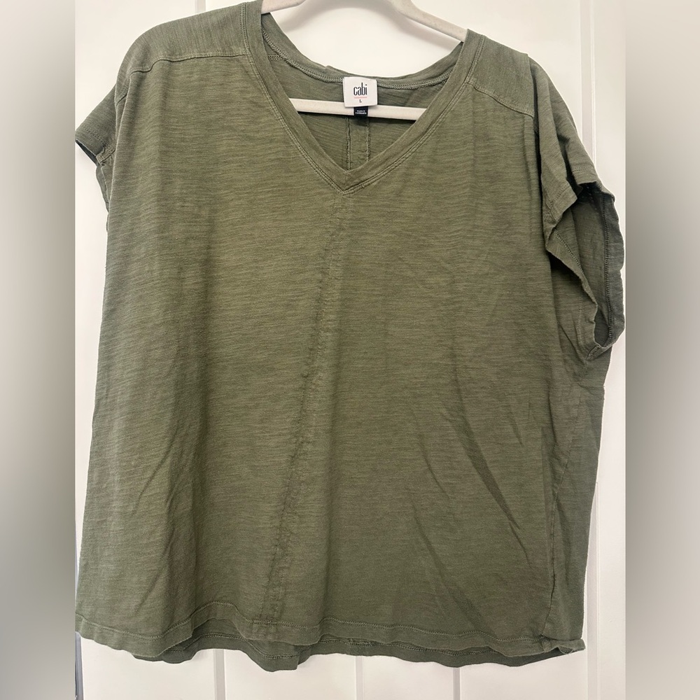 Women's Short Sleeve Olive Tee